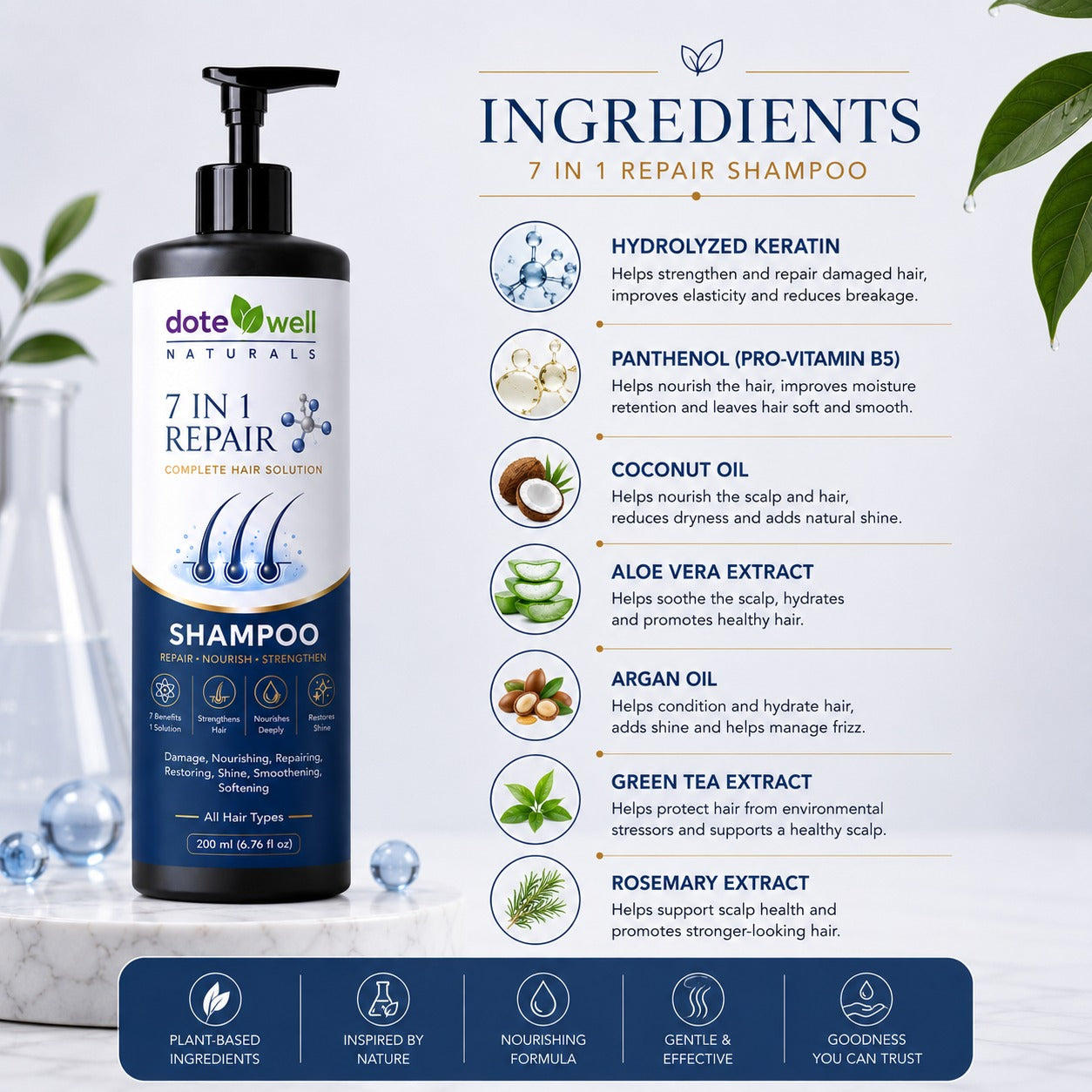 7 in1 Repair Shampoo 200ml