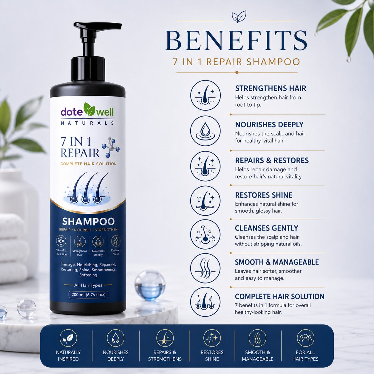 7 in1 Repair Shampoo 200ml