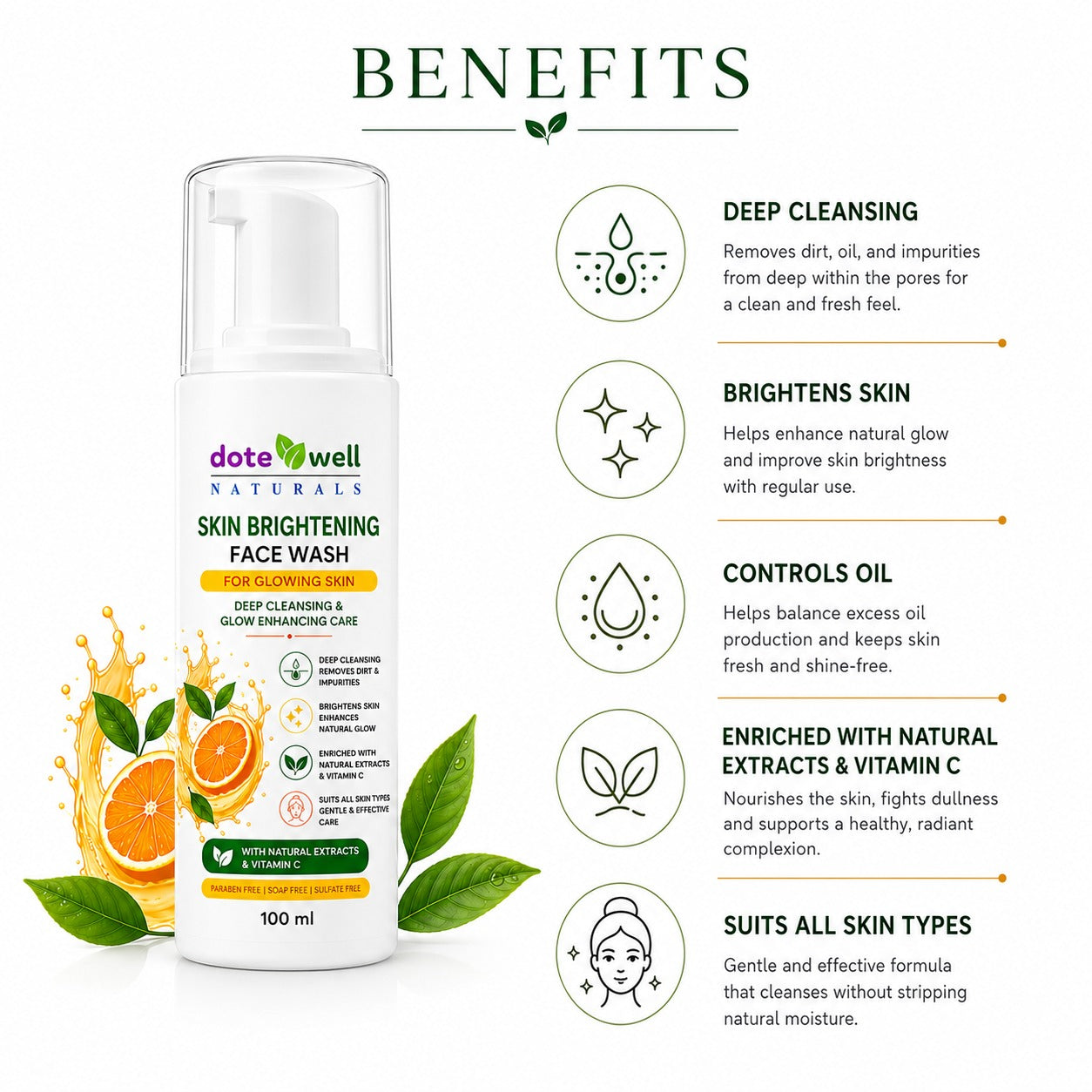 Skin Brightening Facewash 100 ml