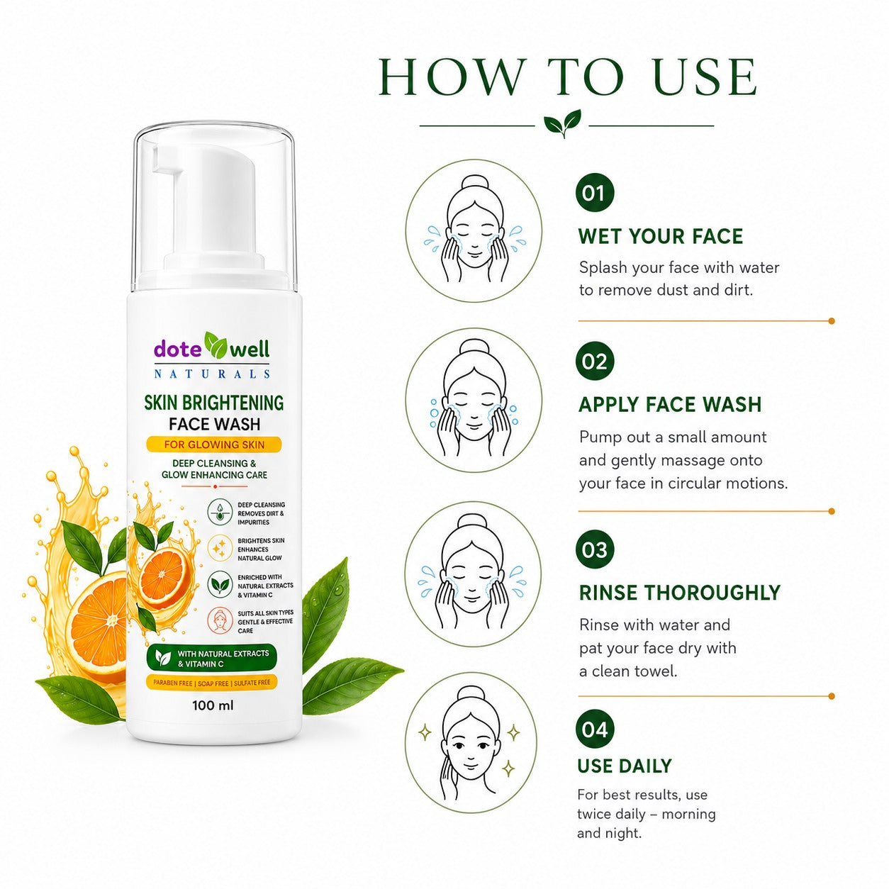 Skin Brightening Facewash 100 ml