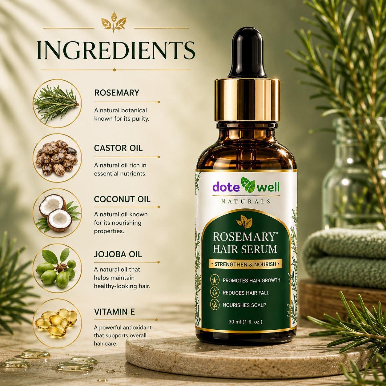 Rosemary Hair Serum