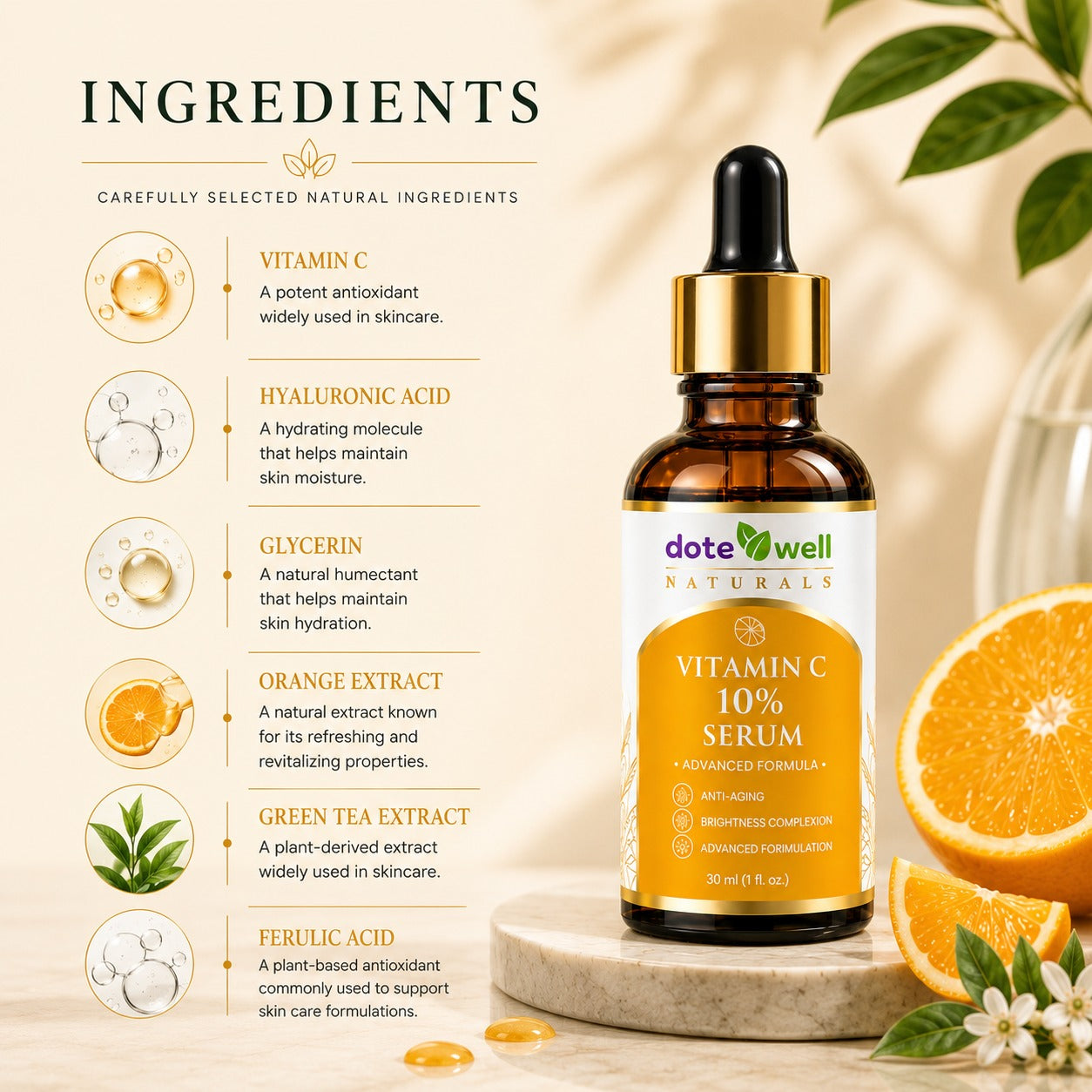 10% Vita-C Face Serum 30ml
