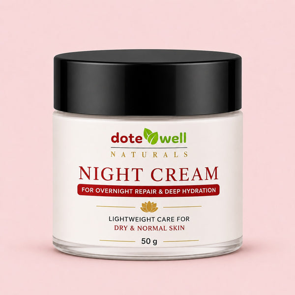 Night Cream for Overnight Repair & Deep Hydration | Skin Brightening for Dull & Dry Skin | 50g