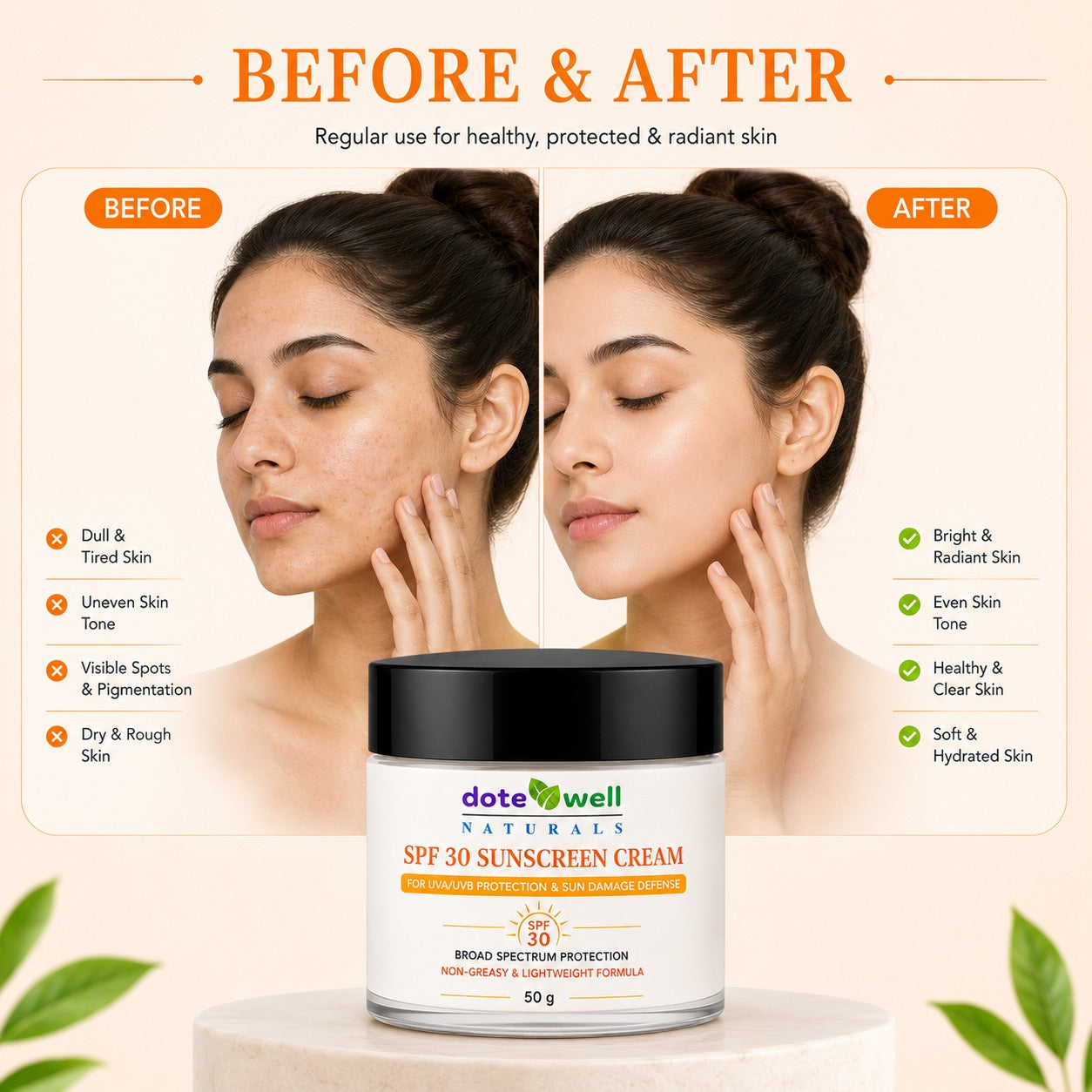 SPF30 Sunscreen Cream 50 gm