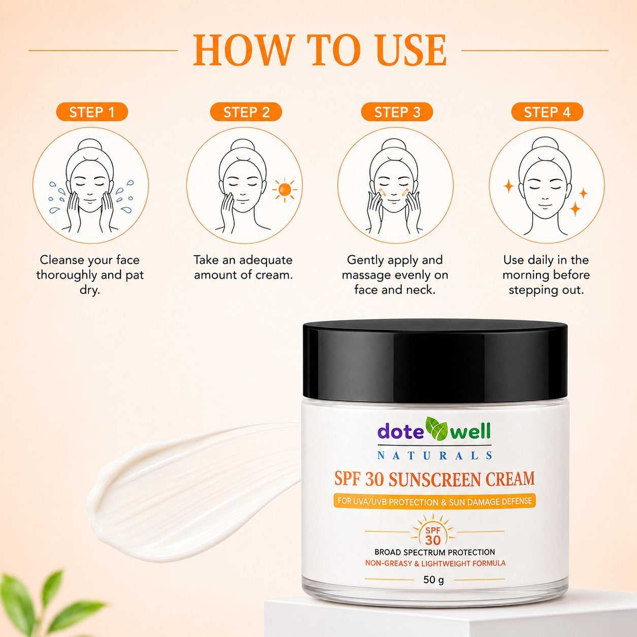 SPF30 Sunscreen Cream 50 gm